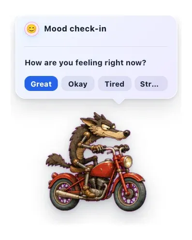 Mood Check-in preview