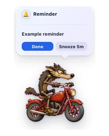 Quick Reminders preview