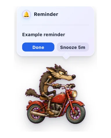 Quick Reminders preview